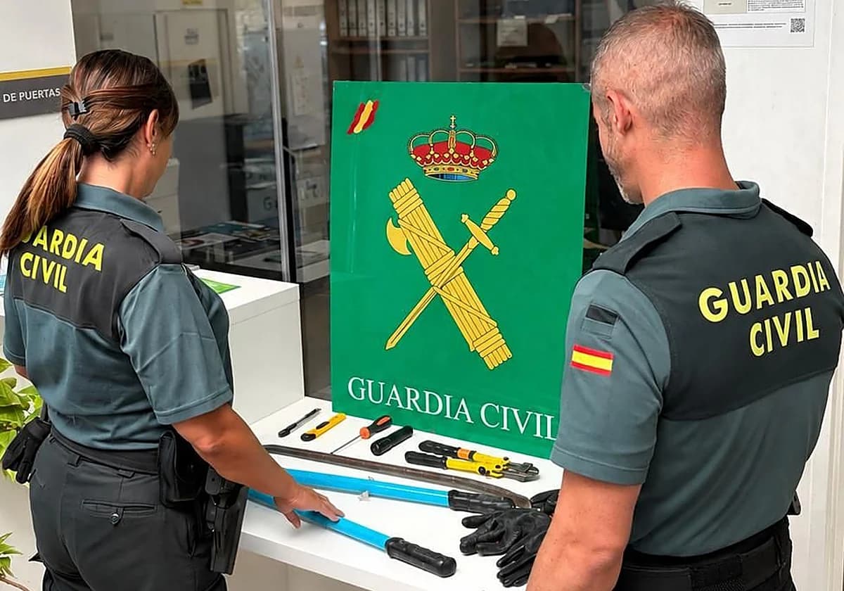 La Guardia Civil frustra un intento de robo de cable en vías del AVE