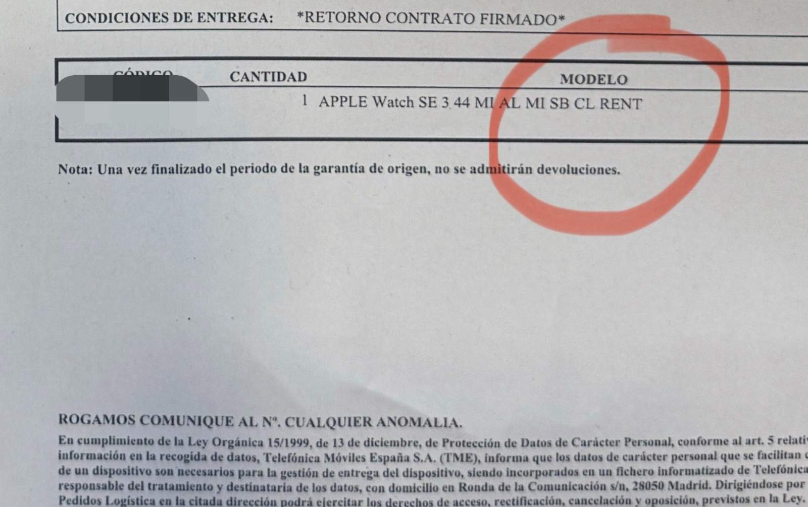 Imagen del contrato de renting / Sergi Caballero Imagen del contrato de renting / Sergi Caballero