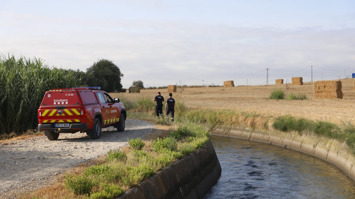 Buscan a una persona en un canal en Torrefarrera