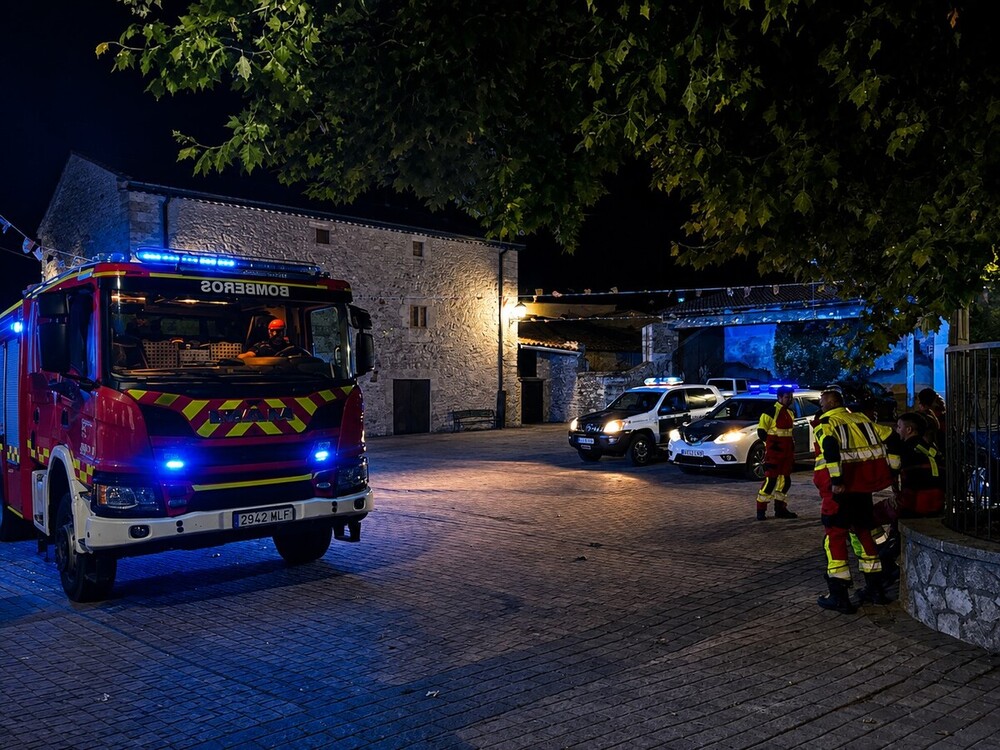 Bomberos de Cuenca se desplazaron a El Pozuelo por el incendio