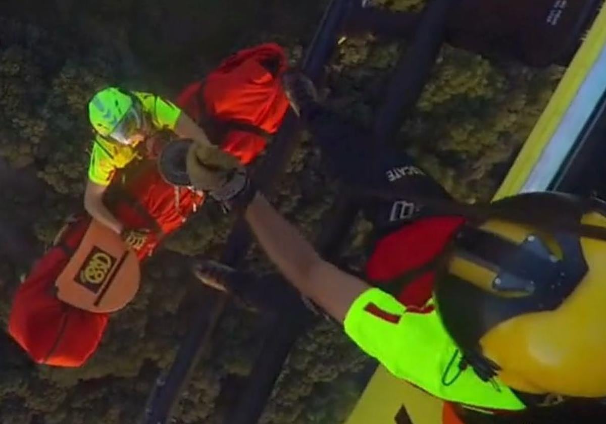 Evacuado en helicóptero un hombre en un parque de Salamanca tras sufrir una caída con la bicicleta