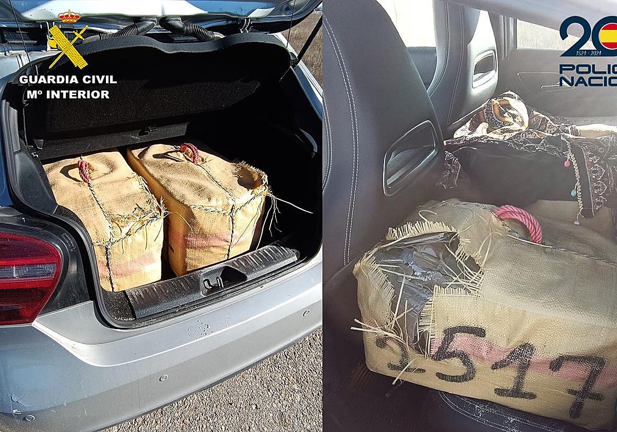Golpe al narcotráfico nacional: interceptan en Salamanca un gran alijo de cocaína con destino al norte de España