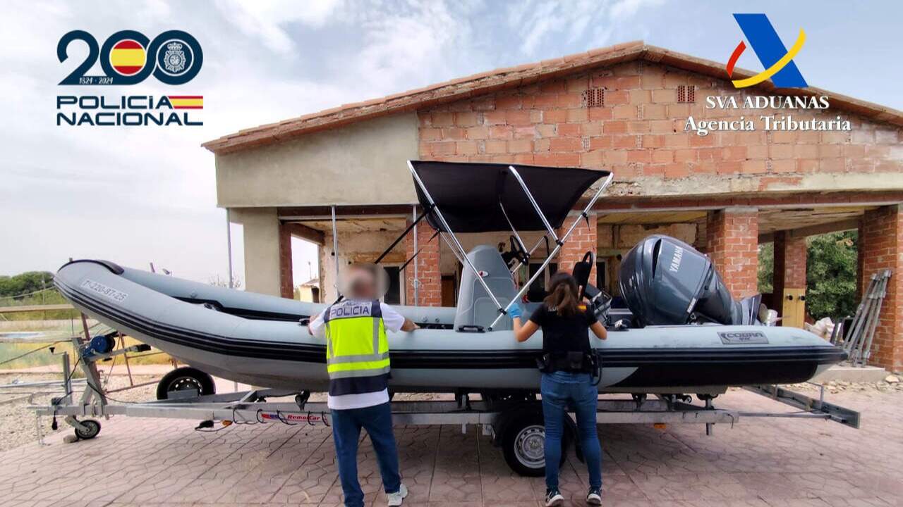 Una persecución cerca de la costa de Águilas permite desarticular una organización de tráfico de inmigrantes