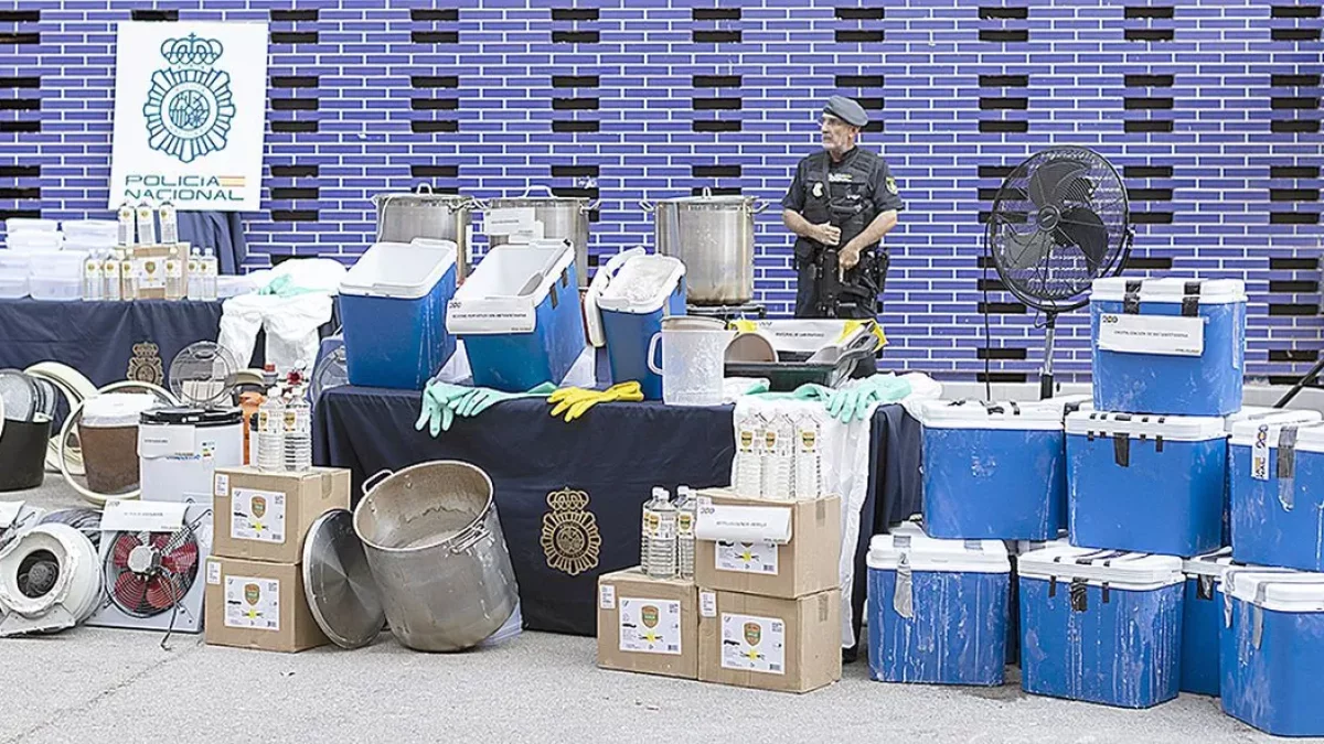 El Cártel Jalisco tenía un gran laboratorio de metanfetamina en una masía de Almenar