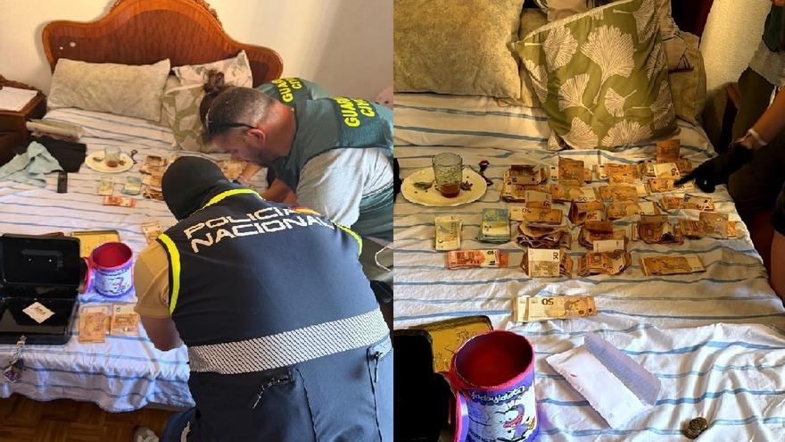 Desarticulada una red dedicada al tráfico de cocaína y hachís en el norte del Estado