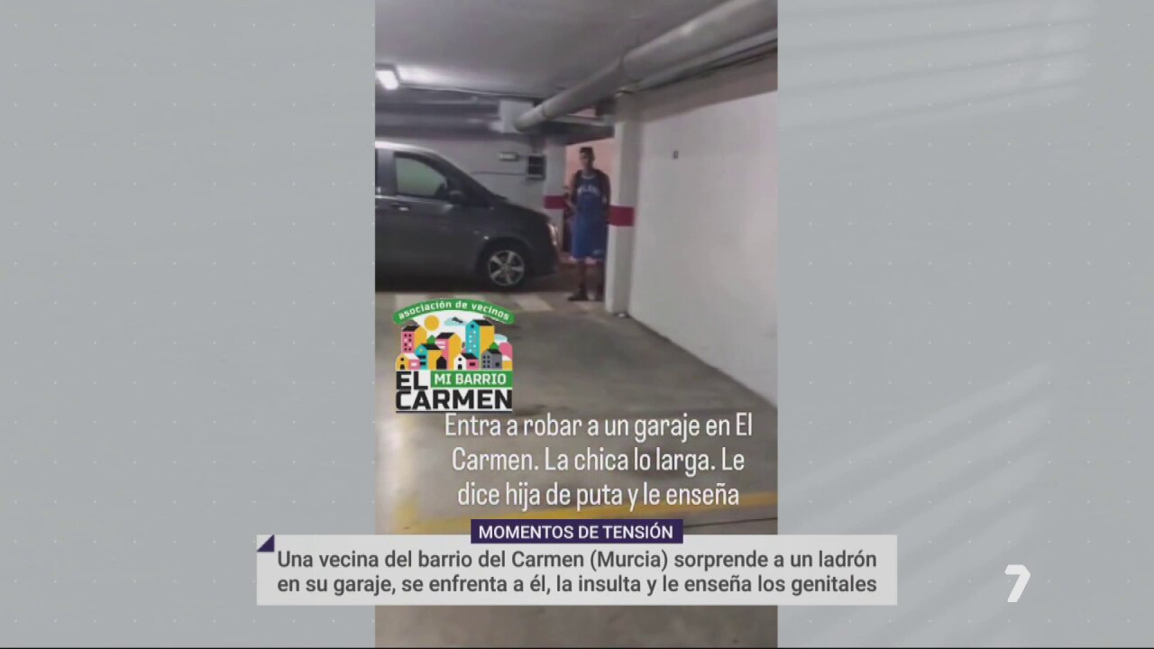 La Policía detiene al autor del intento de robo grabado en el barrio murciano del Carmen