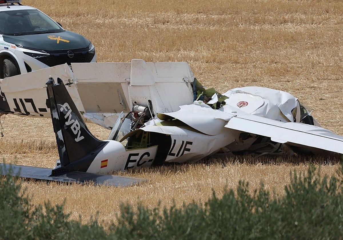 Un alumno de la escuela de pilotos FlyBy y un instructor, heridos en un accidente de avioneta en Viana