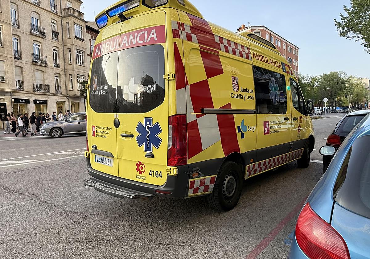 Un ciclista y un motorista resultan heridos en dos accidentes de tráfico en Burgos