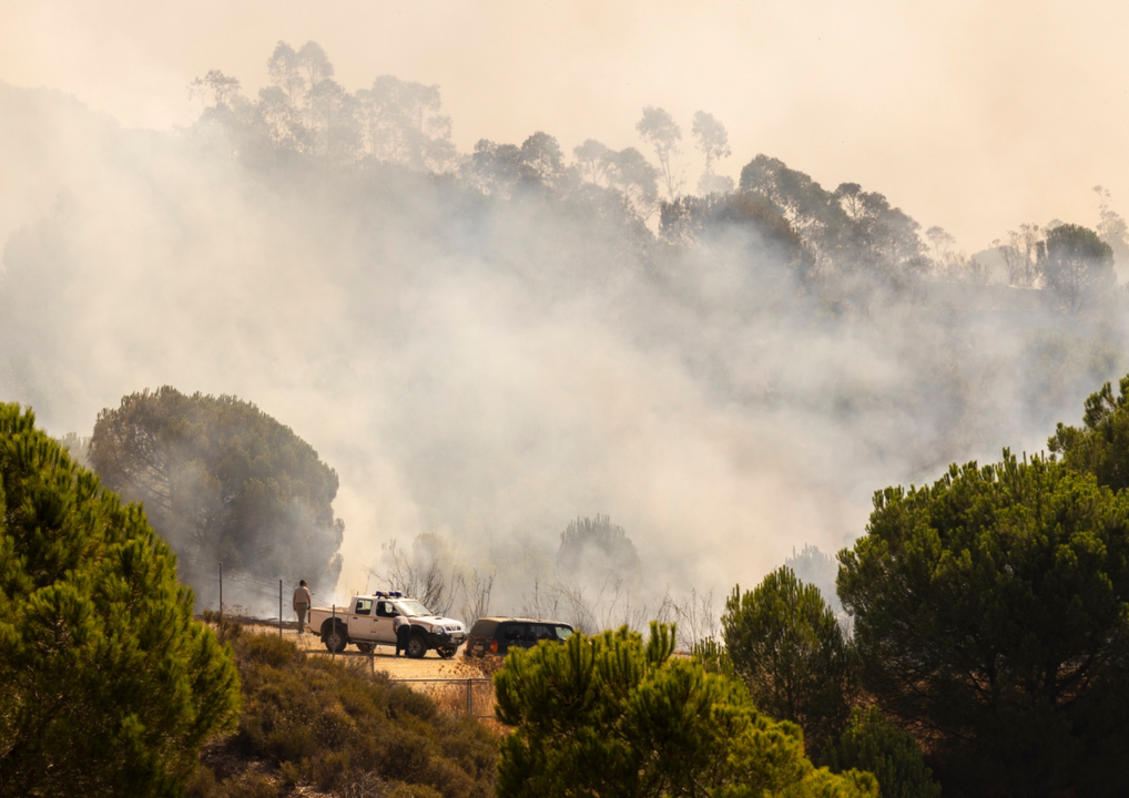 El incendio de Niebla, que sigue fuera de control, ha recorrido ya más de 31.000 hectáreas
