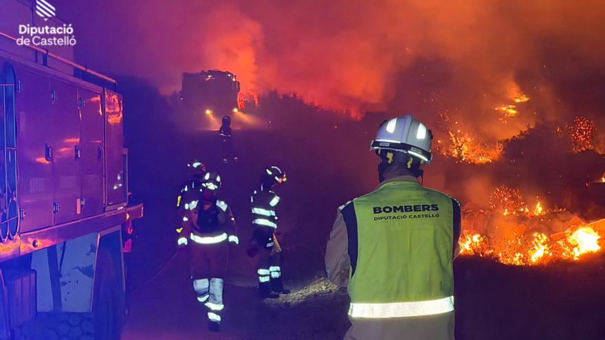 Estabilizado el incendio forestal de Castellón tras tres días activo