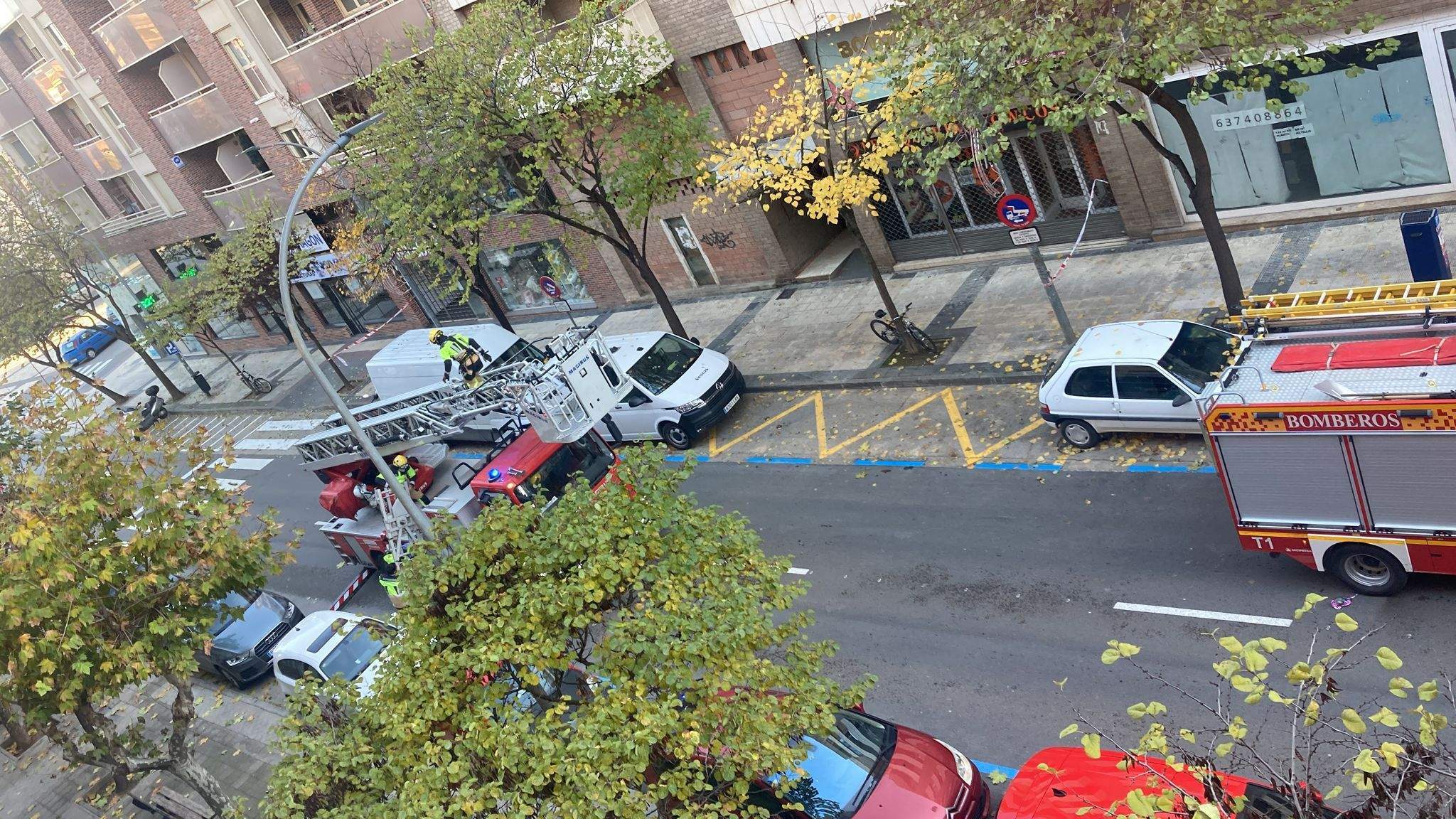 Imagen de archivo de la calle Cabestany de Huesca.