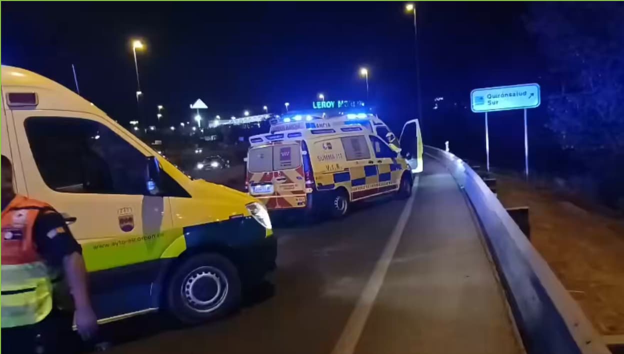 Herido grave un hombre en un atropello en la M-506