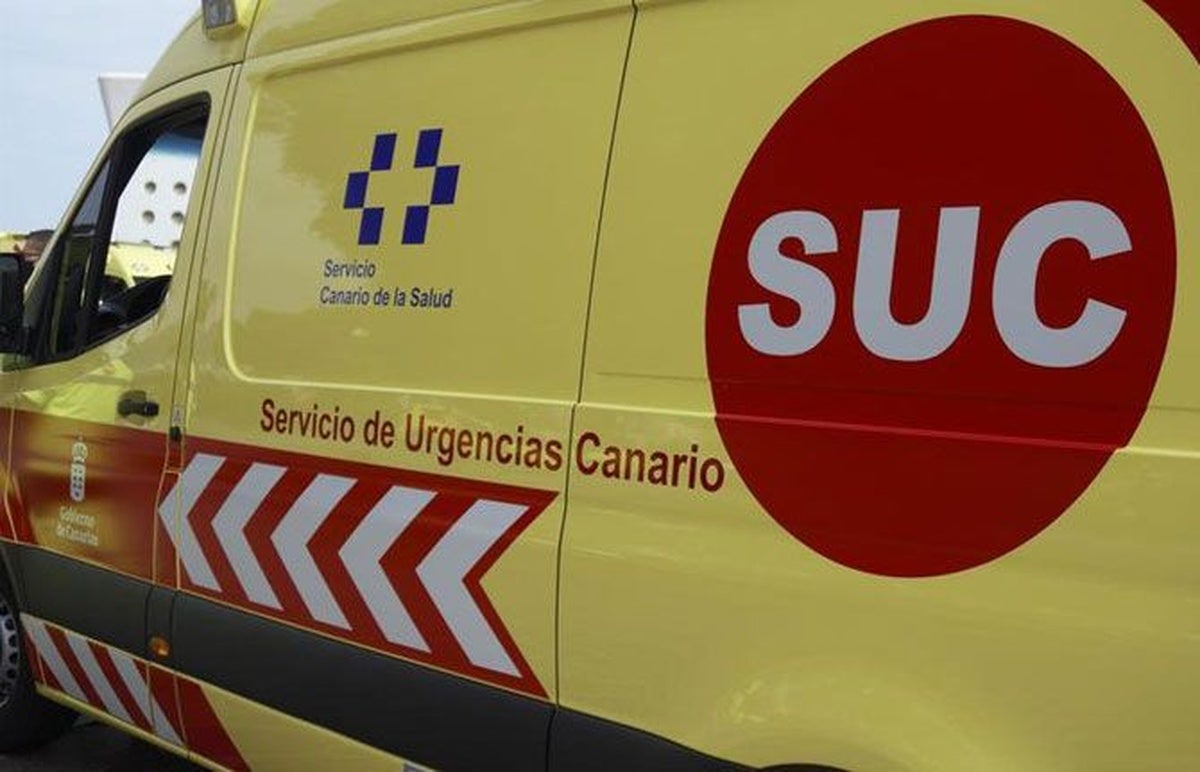 Herido un hombre tras salirse con su coche de la calzada en La Aldea de San Nicolás