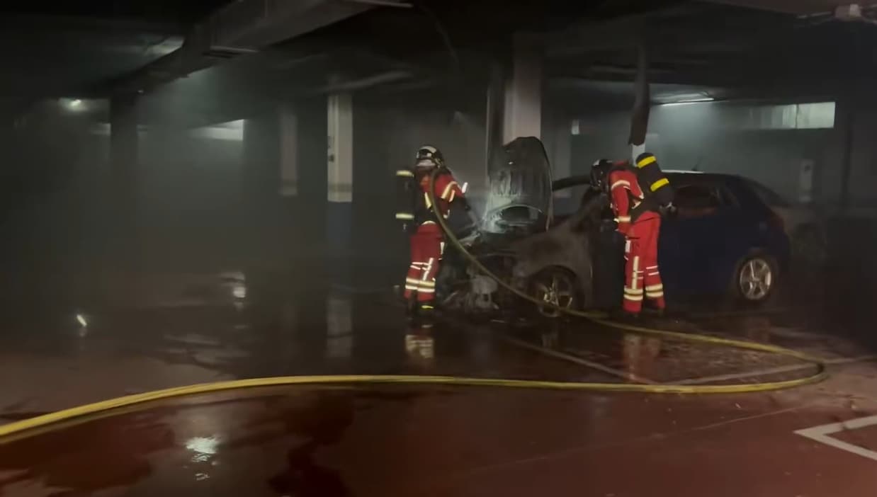 Incendio en garaje de Alcobendas obliga a desalojo preventivo sin heridos