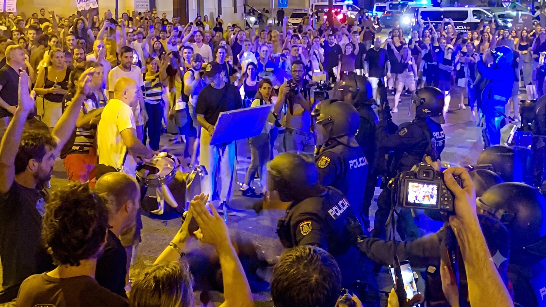 Incidentes manifestación Palma
