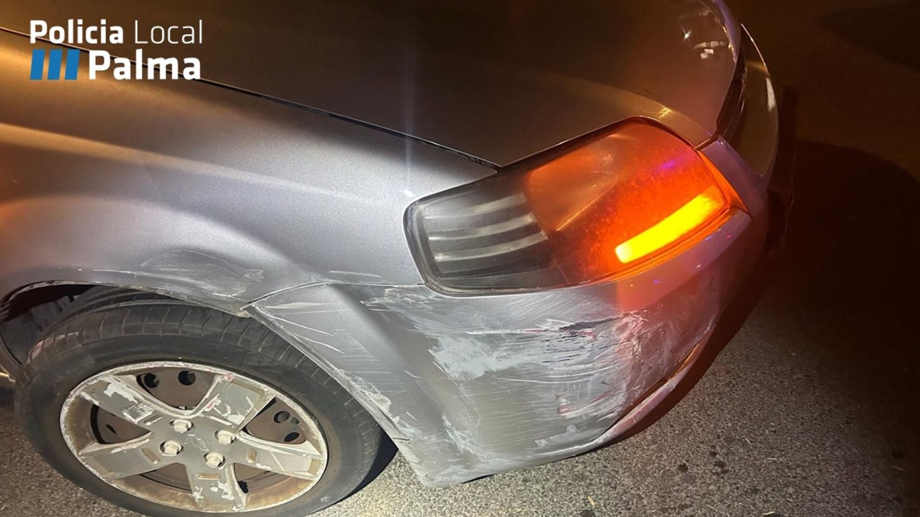 Se queda dormida al volante tras emborracharse para celebrar su cumpleaños y choca contra dos coches en Palma