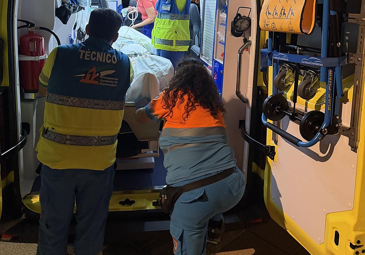 Sucesos: Trasladado al hospital un joven de 17 años tras un accidente de moto en Torrejoncillo