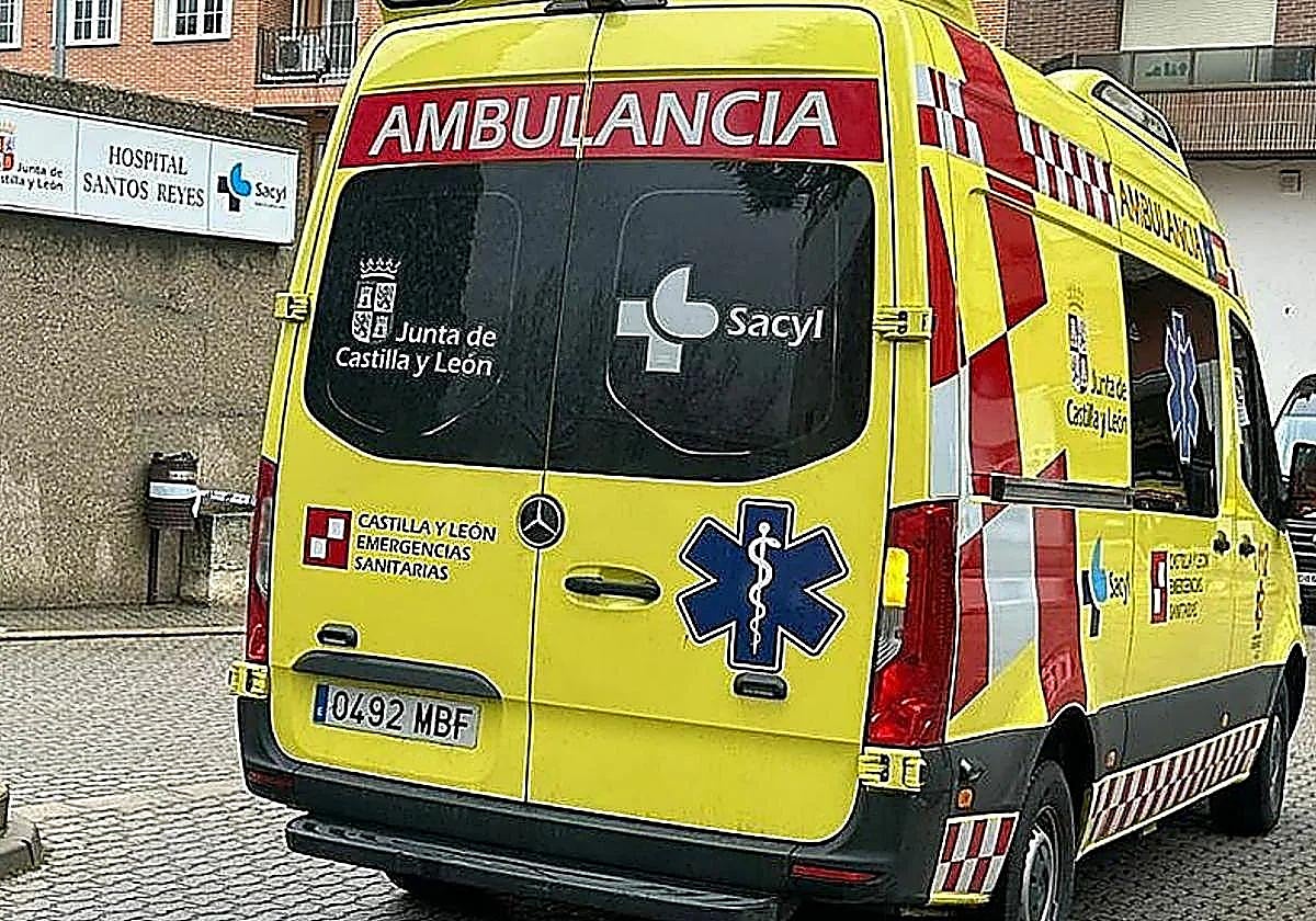Herido un joven motorista en un accidente con un turismo en Aranda de Duero
