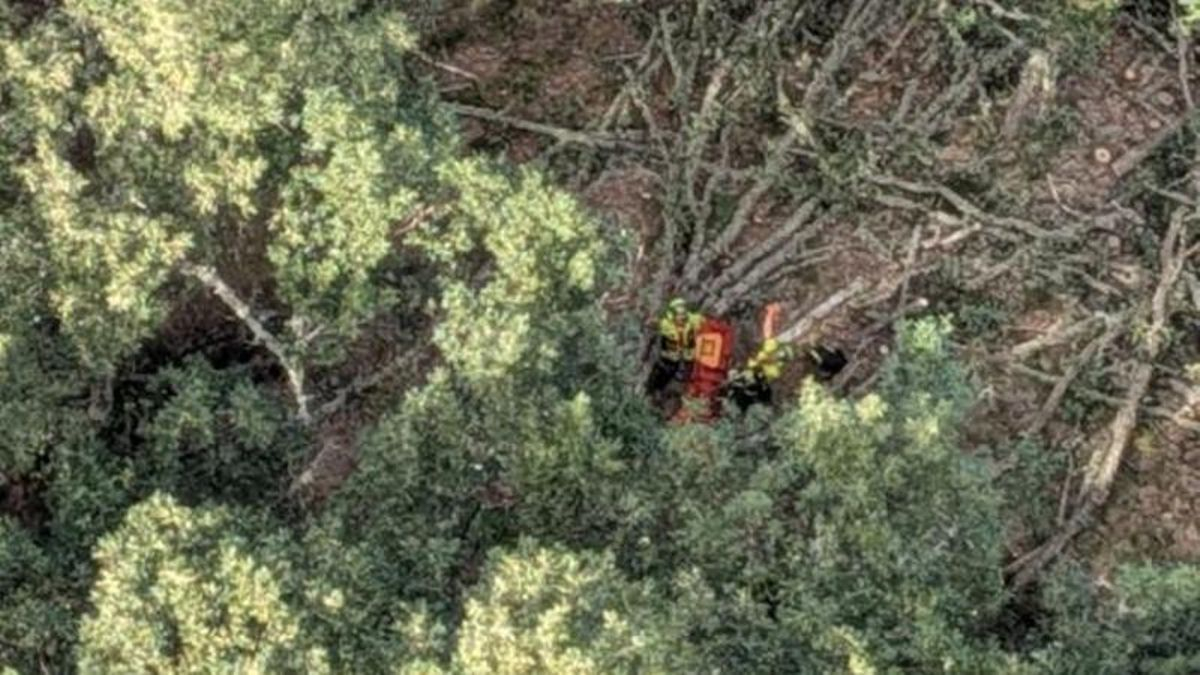 Rescate en Santa Colomba de Somoza.