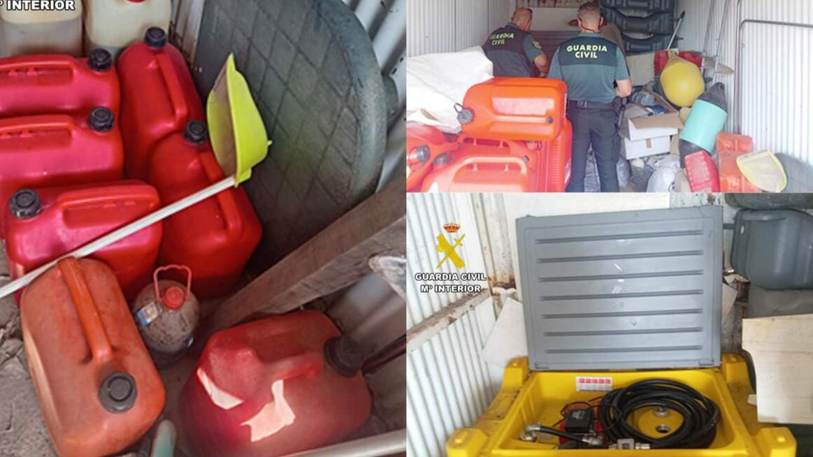 La Guardia Civil descubre una gasolinera flotante para repostar barcos y motos acuáticas en La Manga