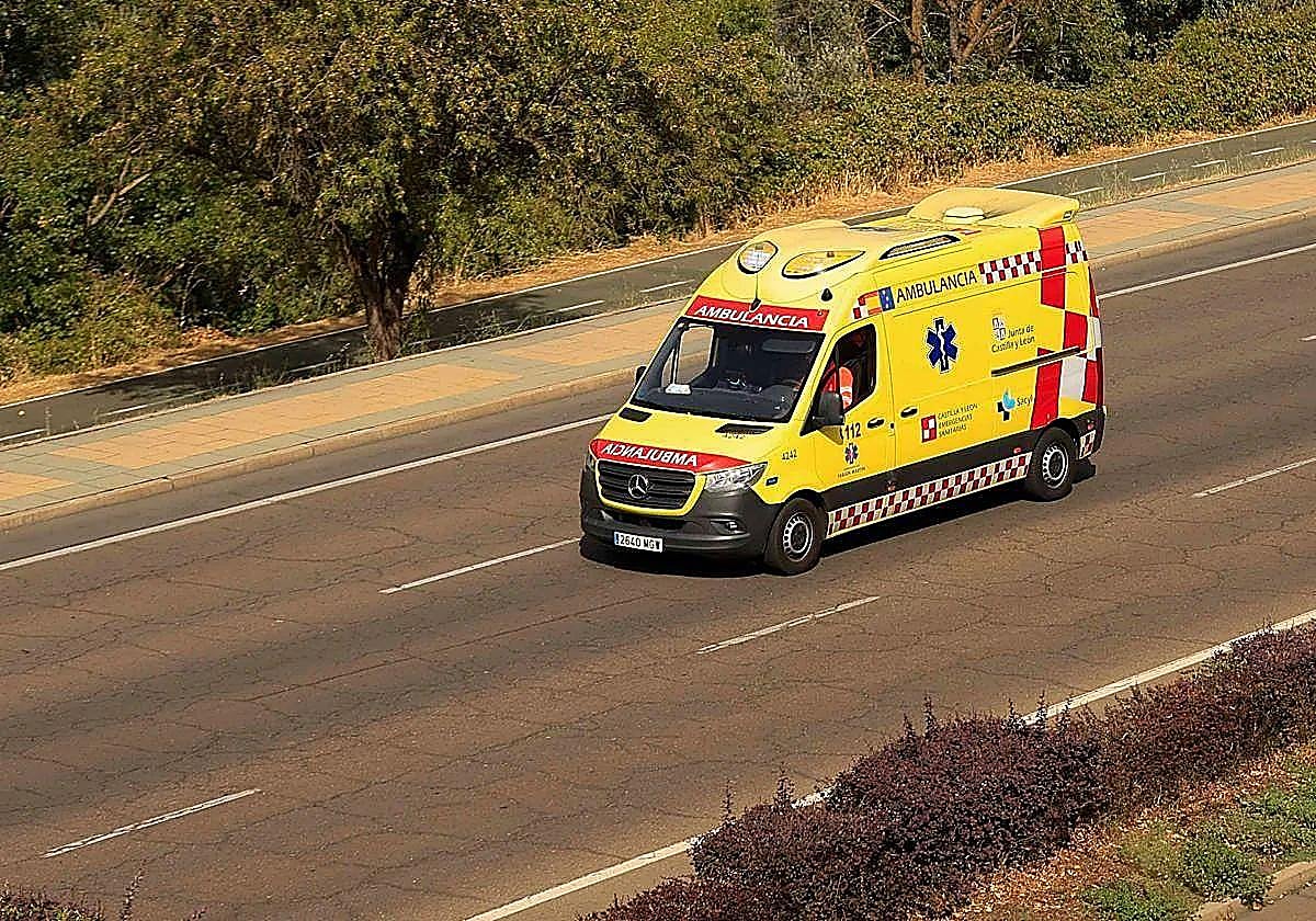 Herida una mujer después del choque entre dos vehículos en Burgos