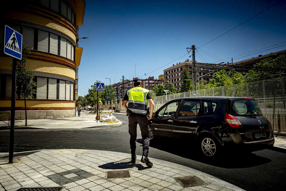 Herida grave una mujer tras un atropello en calle la Estación