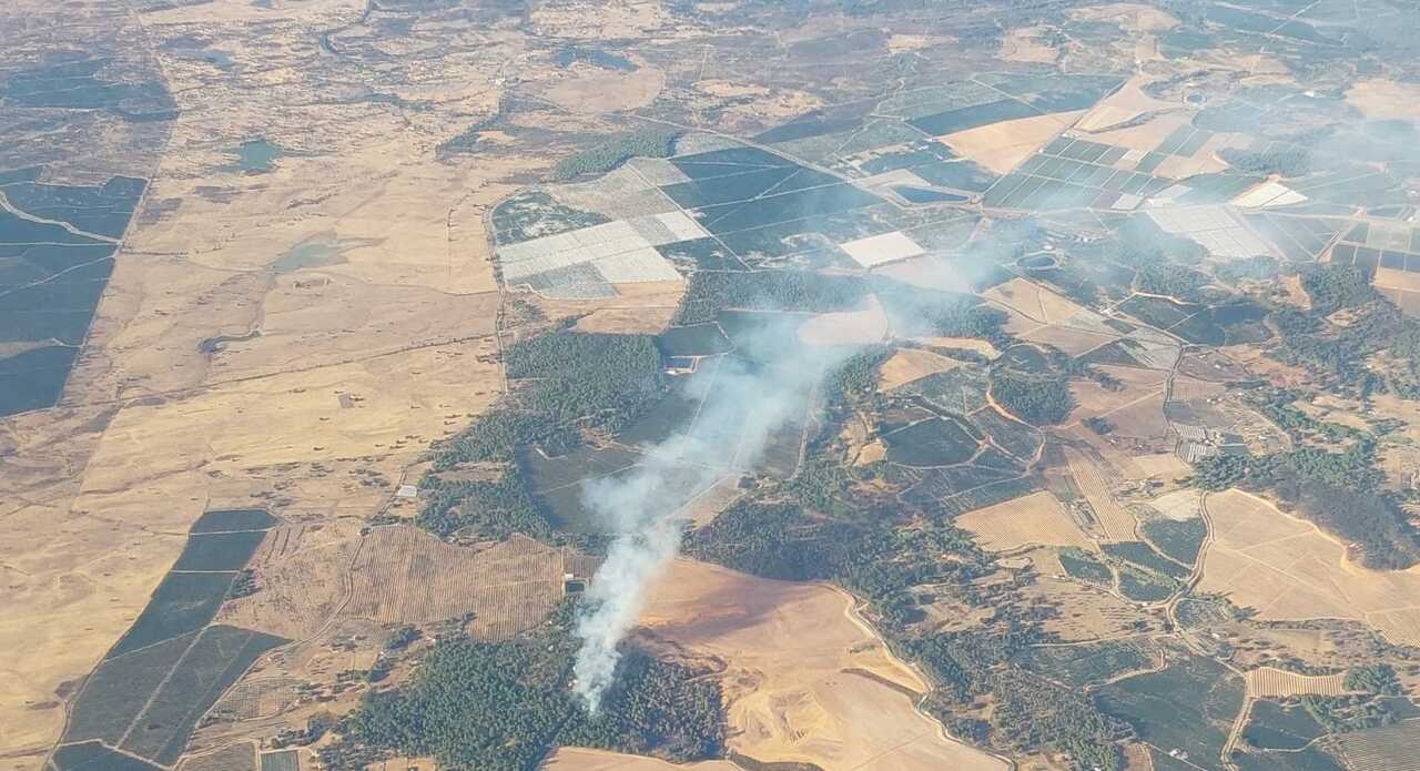 Controlado un segundo incendio en Villablanca: tareas de remate y liquidación en marcha