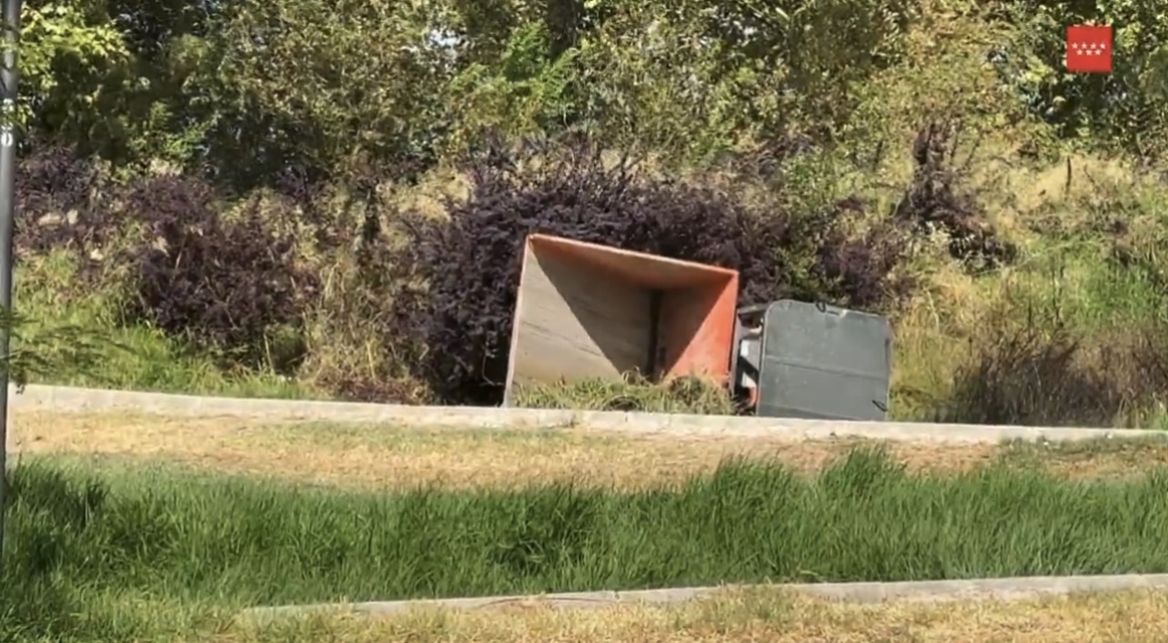 Muere trabajador en el Parque Tierno Galván al volcar su dumper