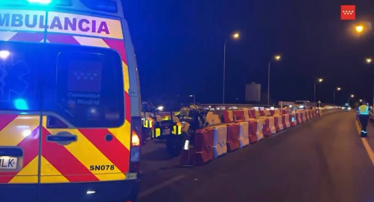Muere un motorista de 60 años en un accidente en Leganés
