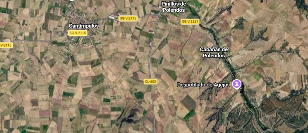 Tres heridos tras una colisión entre dos coches en la CL-603