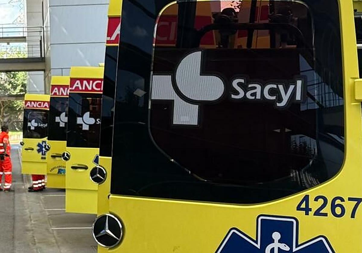 Un hombre de 80 años resulta herido en un accidente de tráfico en Burgos: chocan un camión y un turismo.