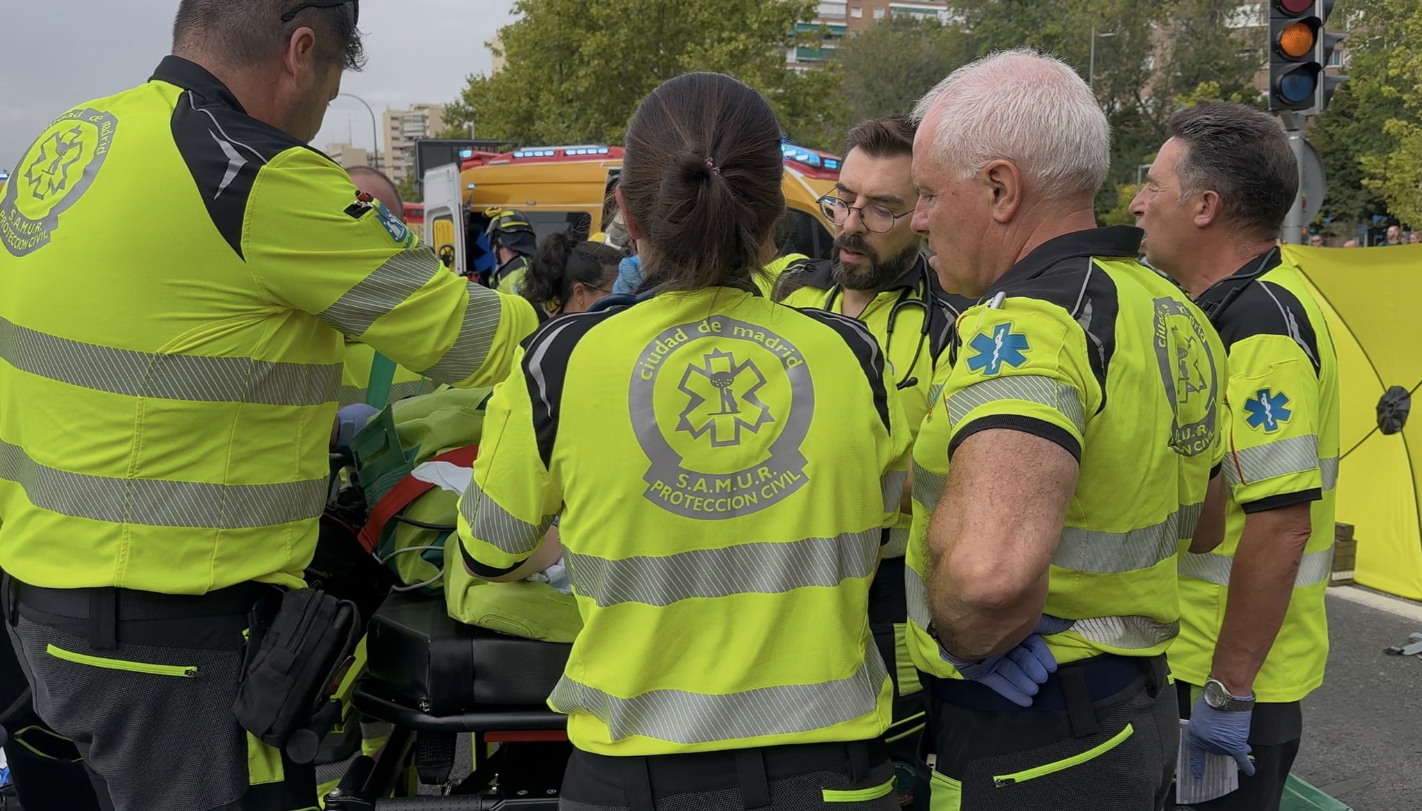 Atropello en La Vaguada con un hombre de 71 años herido