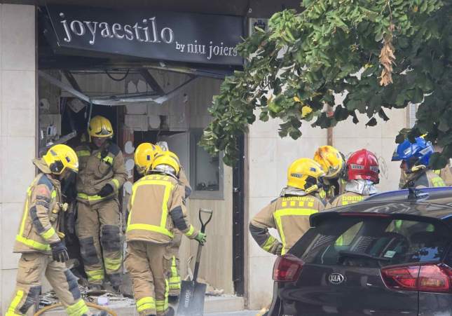 Explosión en joyería de Cerdanyola deja dos personas heridas de gravedad