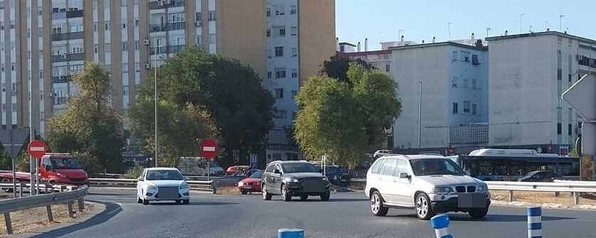 Lugar del accidente de esta mañana