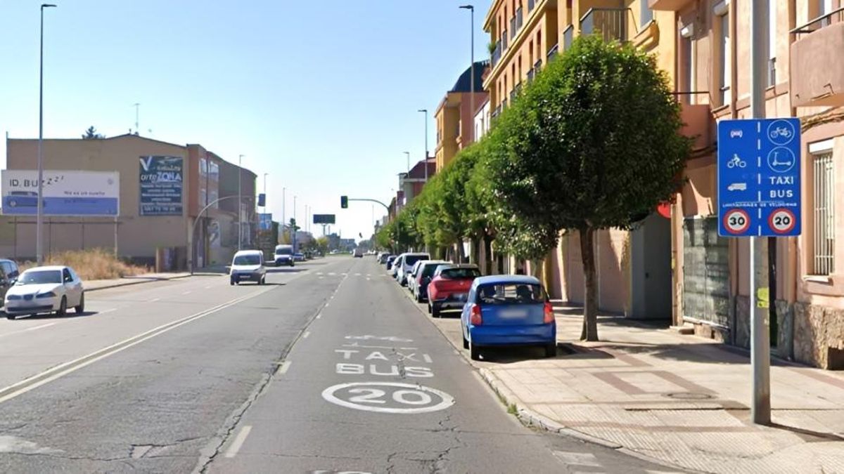 La Avenida Antibióticos de León, donde tuvo lugar el accidente de tráfico.