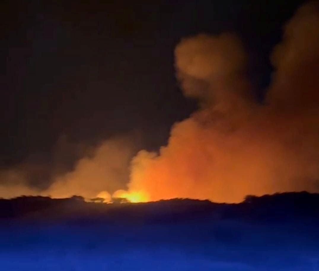 Intervienen durante más de cinco horas en un incendio declarado en las inmediaciones del Villar de Puertollano