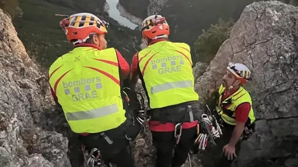 Rescatan a dos escaladores en Mont-Rebei y a un montañista en Espot