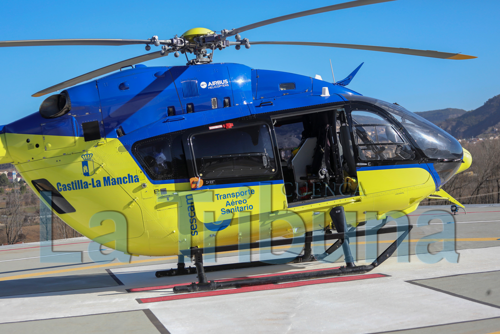 Cazador resulta herido tras accidente con su propia arma en Priego: evacuado en helicóptero al Hospital de Cuenca