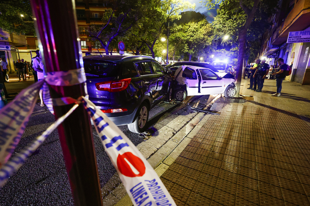Colisión en la ciudad: Dos heridos tras accidente de tráfico en la mañana de hoy