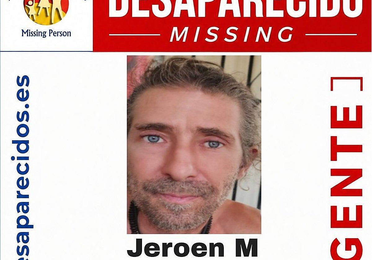 Buscan a Jeroen, un vecino de 48 años al que se perdió la pista hace 10 días en Alhaurín el Grande