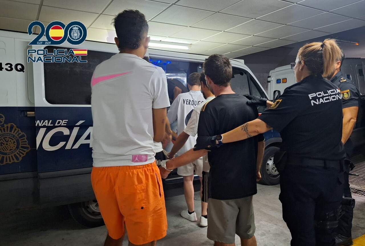 Seis detenidos tras desmantelar un punto de venta de droga en el barrio murciano de El Carmen