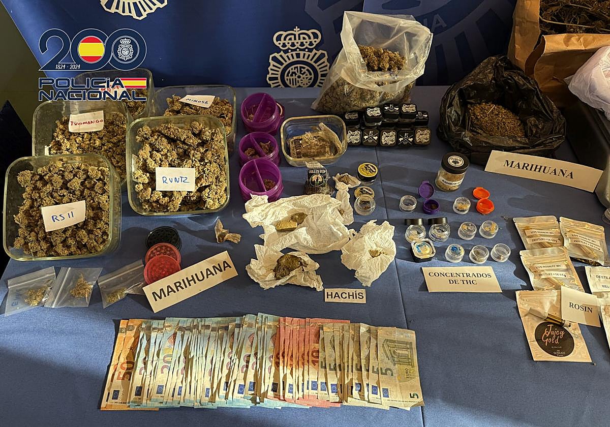 Desarticulan un punto de venta de droga camuflado como club cannábico junto a dos colegios de Logroño