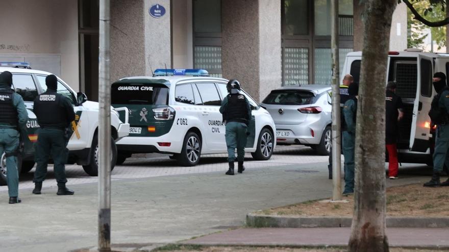 Espectacular operación policial en la torre de Amara Berri