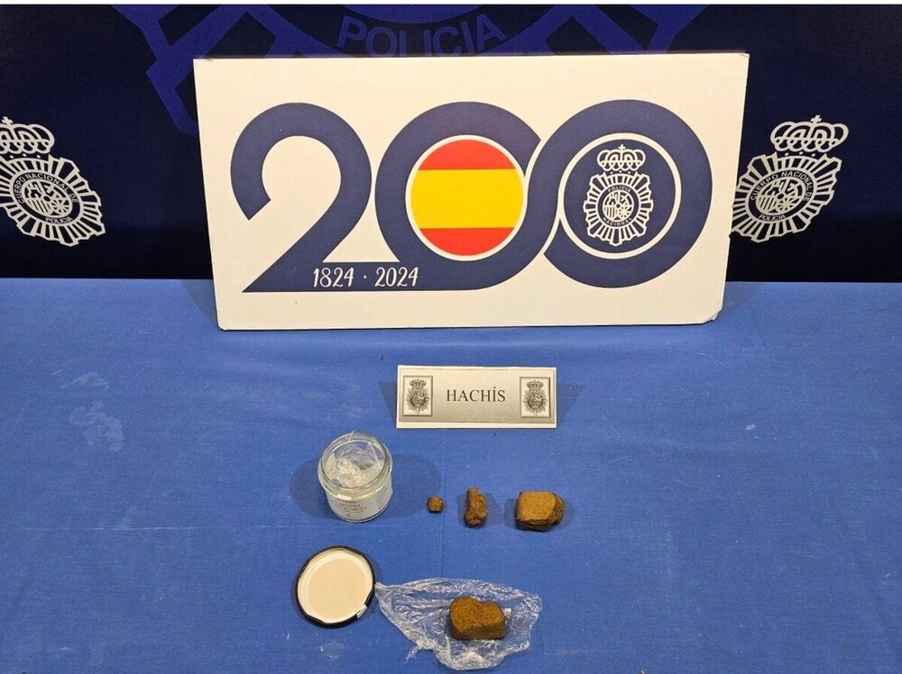 Detenido con 54 gramos de hachís en un hotel