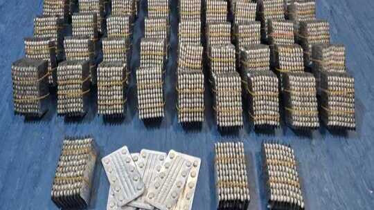 Detenido en Huelva con más de 11.000 pastillas precursoras de drogas en el ferry de Canarias
