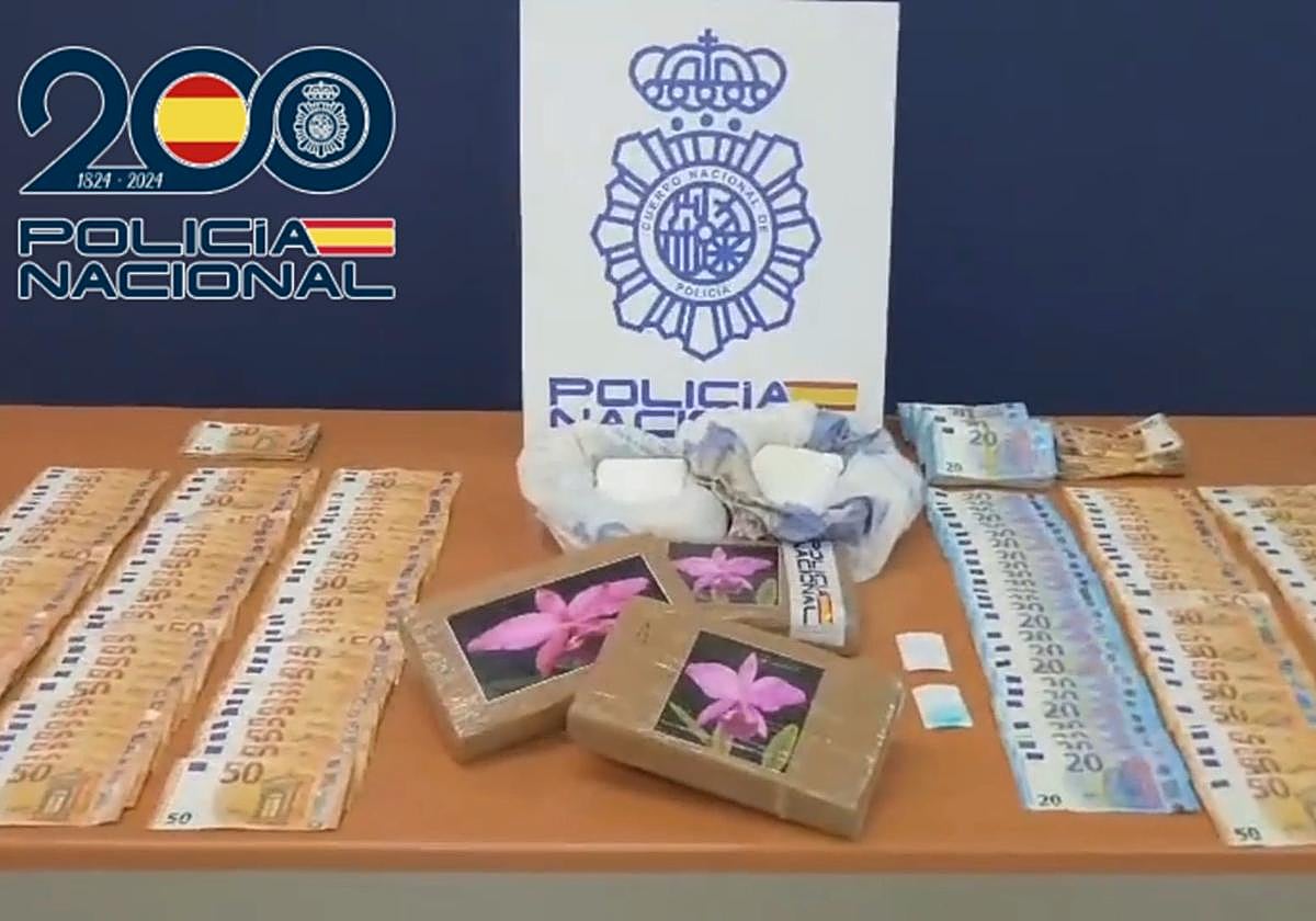 Intervenidos cuatro kilos de cocaína y 25.000 euros en una operación contra el tráfico de drogas en Lanzarote