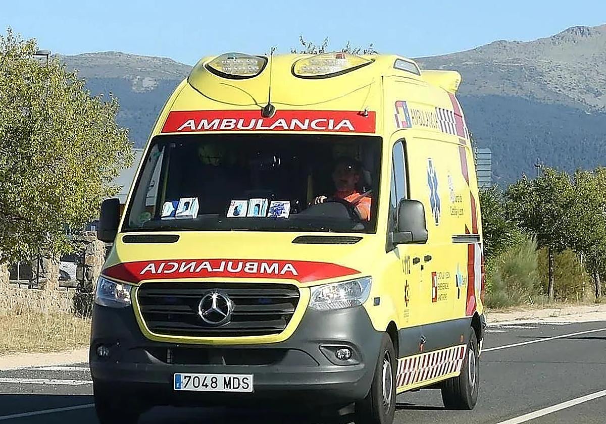Al menos dos heridos tras una colisión entre dos turismos y el vuelco de uno de ellos en la AP-1, en Burgos