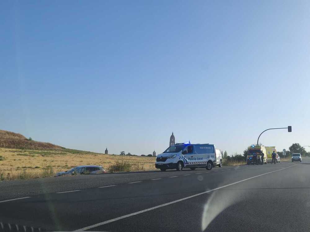 Dos heridos en una colisión en la N-110