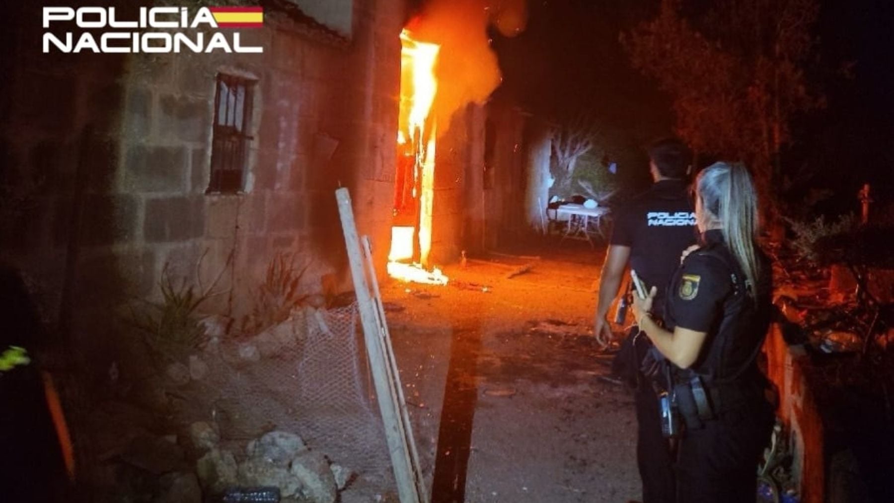 Incendio intencionado Manacor