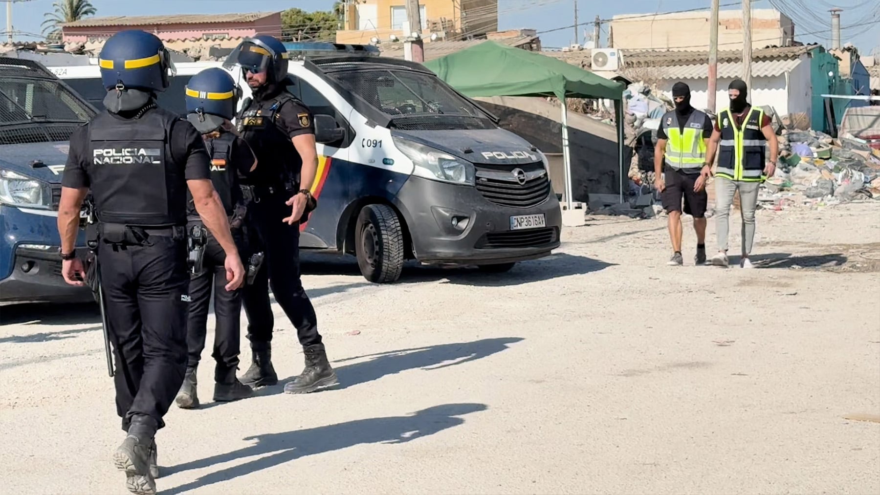 El poblado de Son Banya en Palma cambia su fisonomía para dificultar el control policial